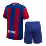 Nogometni Dresovi FC Barcelona Dječji Domaći 2023-24 Kratkih Rukava